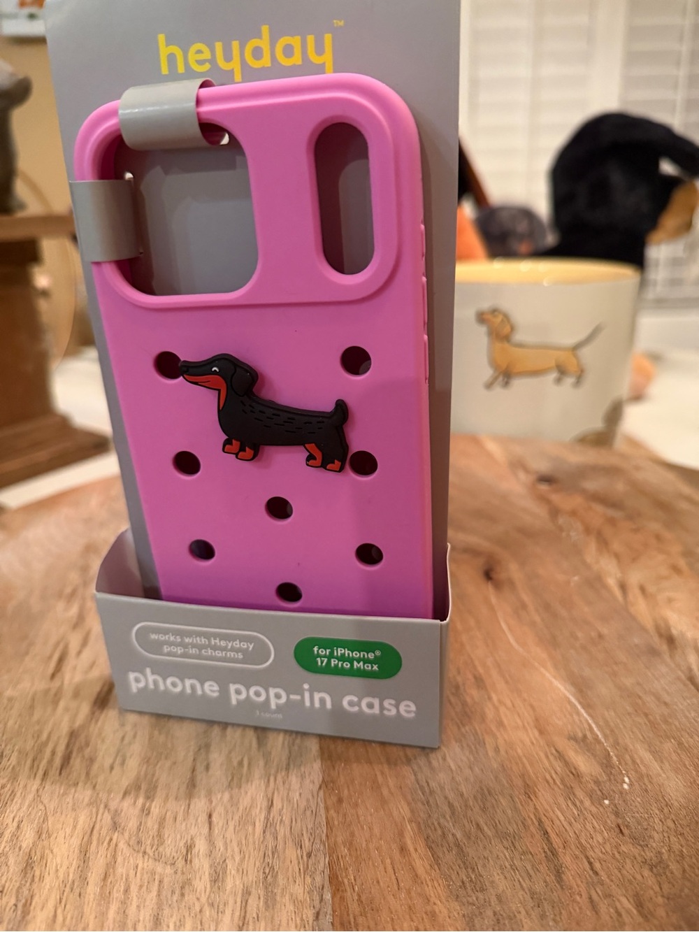 Dachshund iPhone 17 Pro Max Case heyday Hot Pink